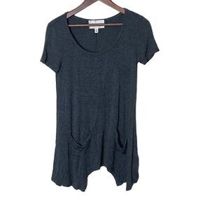 Philosophy Curved Hem Stretch Top